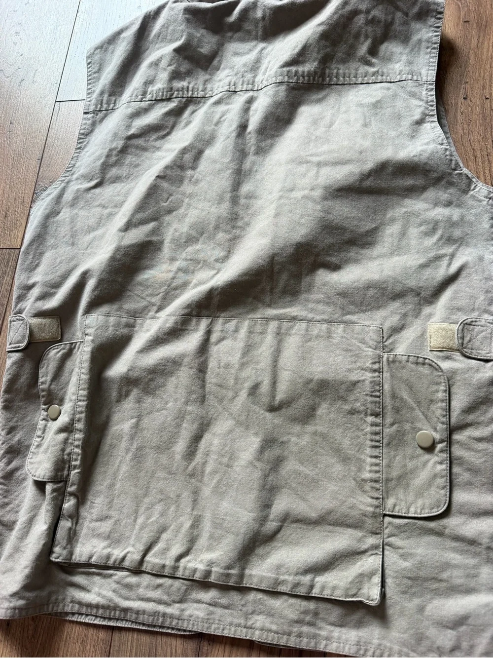 Vintage Banana Republic Mill Valley Utility Cargo Hooded Vest Multi-Pocket Small